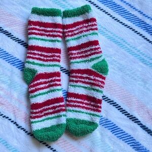 Colorful Striped Fuzzy Socks